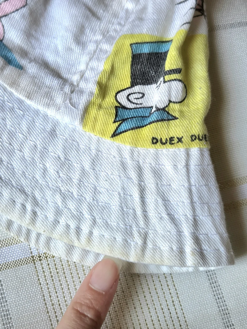 1979 Pink Panther Kids White Bucket Hat